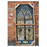 Stianed Glass Window w/ 2 openings