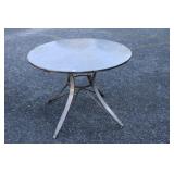 Heavy duty round metal & stainless Table