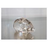 Steuben Crystal Pig approx 3'
