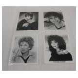 4pcs Signed Pictures of Stars, Vikie Lawrence,
