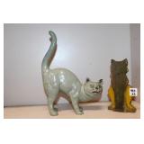 Cast Iron Door Stop, wooden doorstop.