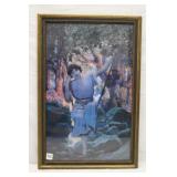 Vintage Lithograph 'Dreamlight' by Maxfield