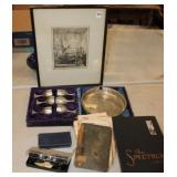 Shelf Lot; Monaco Sunglasses, Vintage Cookbook