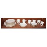 26pcs 24kt gold Gorham China Plates/Saucers