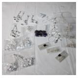 .925 Sterling large lot to include 8 pairs of