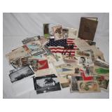 Large Lot: Antique Postcards, Photos, some are