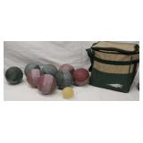 Vintage Bocce Ball Set