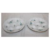 Set of Victoria Carlsbad Austria Oyster Plates
