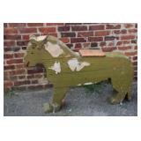 3' x 44' x 6' Antique Wooden Pony