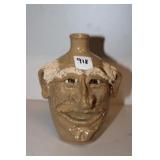 Southern Folk Art Face Jug North Cole Pottery