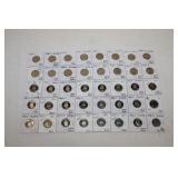 50 Deep Cameo Proof Quarters 1969 - 2010