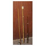 2 1/2 Fly Fishing Rods Eagle Claw Feather lite by