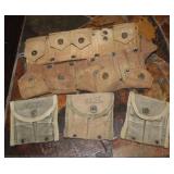WWII 1942 Ammo belt ten pouches, US M1 Garand
