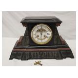 19th Century French Egyptian Mantle Clock by