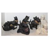 Lenox: Black jeweled/ white jeweled cats