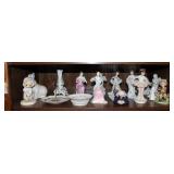 18pcs Porcelain Dancing Figurines signed