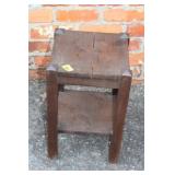 Oak Arts and Craft 2 tier Stand from