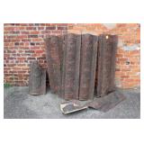 7 Pc. Antique Tin Mouldings
