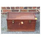 Antique Box w/ Tray Insert