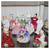 12pc Royal Doulton Figurines