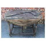 17th-18th Century Dropleaf Table (rough condition)