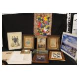 12pc Art; 2 Jo Mora Numbered Prints 640/650,