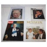 4 Magazines, 2 Churchhill and 2 Kennedy