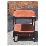 Mahagony Wash Stand w/ 1 drawer
