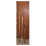 Group of 9 Walking Sticks/Canes