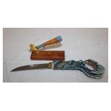 Ridge Runner Knife w/ holder 6.5' long &