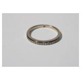 14kt white gold Anniversary Band Ring that