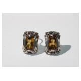 18kt yellow gold .925 John Hardy Designer Earrings