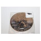 2011 Gettysburg 5 troy ounce .999 fine silver Coin
