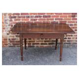 Antique one drawer Walnut Table, pegged