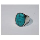 Native American Signed Ring that is sterling and
