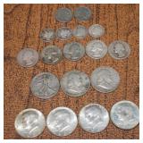Nice Coin Lot; 7 - half dollars 1943, 1960, 1962,