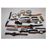 20 Men's Wristwatches; Charles Raymond, Oleg