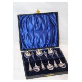 Set of 6 Antique Victorian Silverplate marked