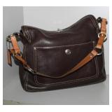 Unauthenticated Coach Style Brown pebble leather
