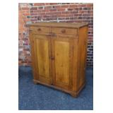 Antique Oak Jelly Cupboard