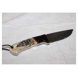 7 1/2' Long Beautiful Scrimshaw Stag Handle Custom