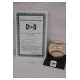 Bob Feller HOF 62 w/ certificate #020