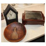 3 pc lot inc. small round dough bowl,