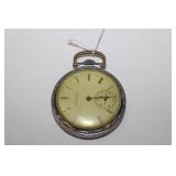 Elgin Pocket Watch with Silvertone Definance