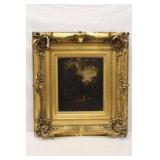19th Century Original Oil on Canvas in nice