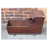 Antique Walnut Baby Doll Cradle