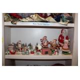 Christmas Santa and Figurines Lot