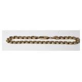 9' 14kt yellow gold Link Bracelet Italy