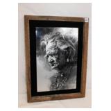 Vintage 1970's Lithographic Print on sheet metal