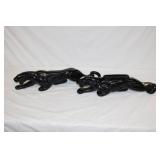 2 Vintage 1953 Royal China Novelty Bo. Black